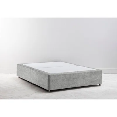 Perch and Parrow Buxton 5' King Size Bed Base in The Great White