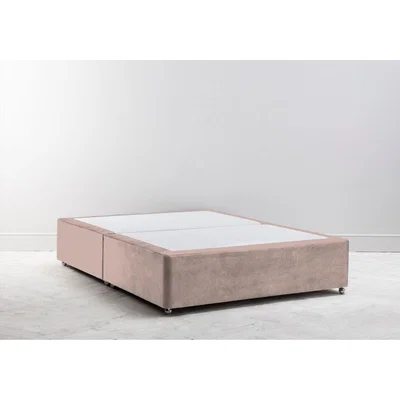 Perch and Parrow Buxton 5' King Size Bed Base in Portrait Pink
