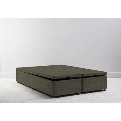 Perch and Parrow Desmond 5' King Size Storage Divan in Champagne Shower