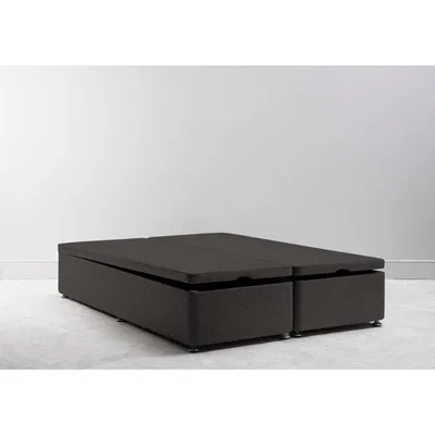 Perch and Parrow Desmond 5' King Size Storage Divan in Mocha