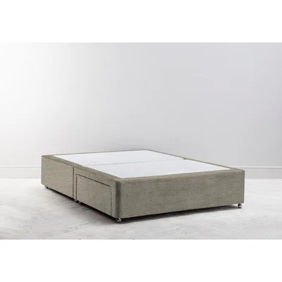 Perch and Parrow Cook 5' King Size Divan in Diamond Dust
