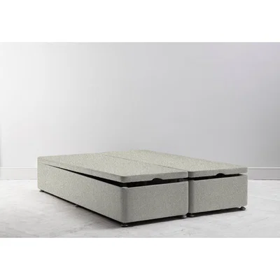 Perch and Parrow Desmond 5' King Size Storage Divan in Pearl River