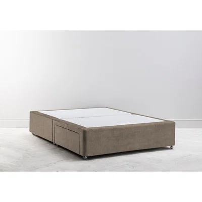 Perch and Parrow Cook 6' Super King Size Divan in Belgian Chocolate