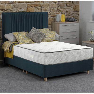 The Range Jonas & James Salcombe Divan Bed Set With Mattress - Ocean / Kingsize / 4