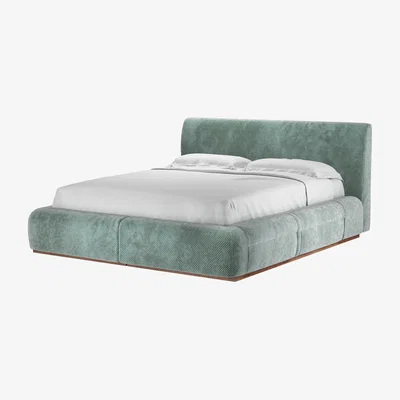 Sofa.com Sunday King Divan Bed in Peppermint Bubble Velvet - sofa.com