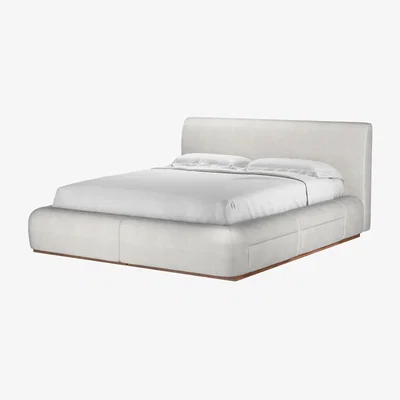 Sofa.com Sunday King Divan Base in Shell Heathland Weave - sofa.com