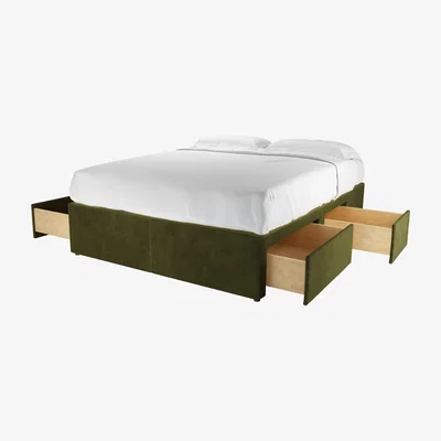 Sofa.com King Divan Base in Meadow Smart Velvet - sofa.com