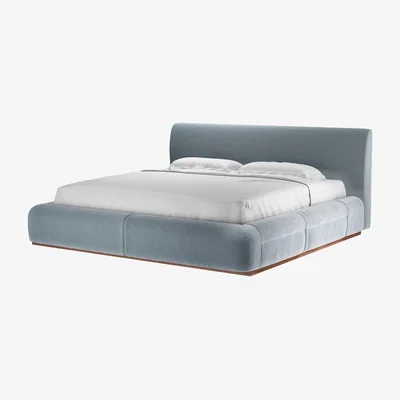 Sofa.com Sunday Super King Divan Bed in Windermere Cotton Matt Velvet - sofa.com