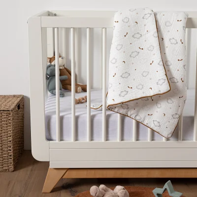 La Redoute Nieva Baby Blanket in Cotton Muslin