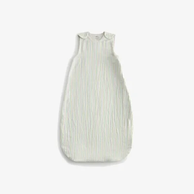 Marks & Spencer M&S Pure Cotton 1 Tog Striped Sleeping Bag (0-3 Yrs) Light Duck Egg
