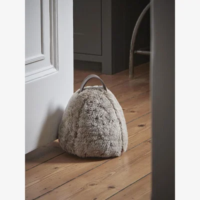 Cox and Cox Arusha Doorstop - Taupe