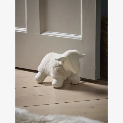 Cox and Cox Classic Sheepskin Doorstop