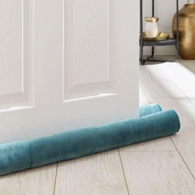 Dunelm Catherine Lansfield Kingsley Matt Velvet Double Sided Draught Excluder