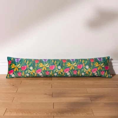 Dunelm House of Bloom Celadine Teal Draught Excluder