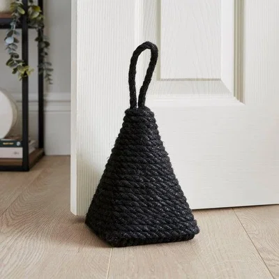 Dunelm Triangular Jute Doorstop