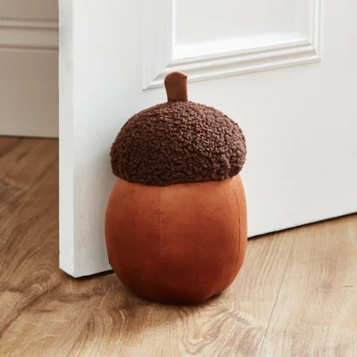 Dunelm Acorn Door Stop Brown