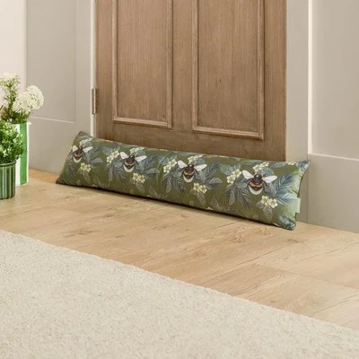 Dunelm Wylder Nature Bee Velvet Draught Excluder