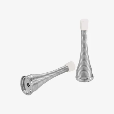 Dunelm Spring Door Stops Pack of 2 Nickel Plated Nickel