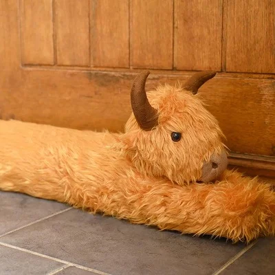 Dunelm Country Living Highland Cow Draught Excluder
