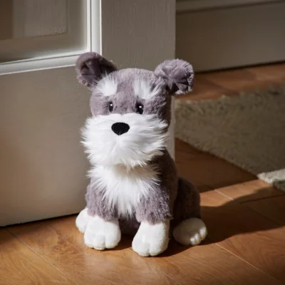 Dunelm Cyril the Schnauzer Door Stop Grey