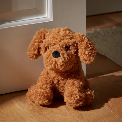 Dunelm Reggie the Cockapoo Door Stop Brown