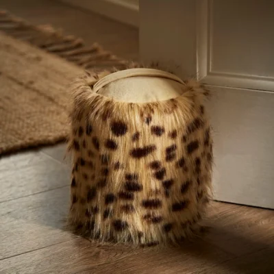 Dunelm Cheetah Door Stop MultiColoured