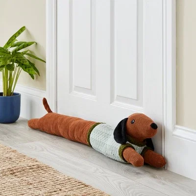 Dunelm Sam The Sausage Dog Draught Excluder
