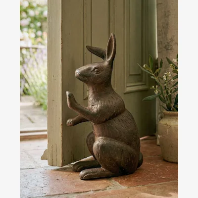 Dibor Vintage Cast Iron Hare Door Stop