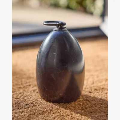 Dibor Black Marble Door Stop