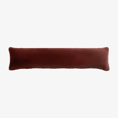 Habitat Habitat Faux Fur Draught Excluder - Burgundy