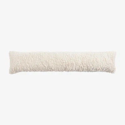 Habitat Habitat Faux Shearling Draught Excluder - Oatmeal