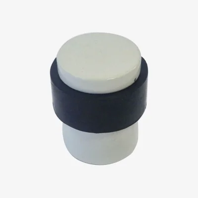 Homebase White Cylinder Door Stop