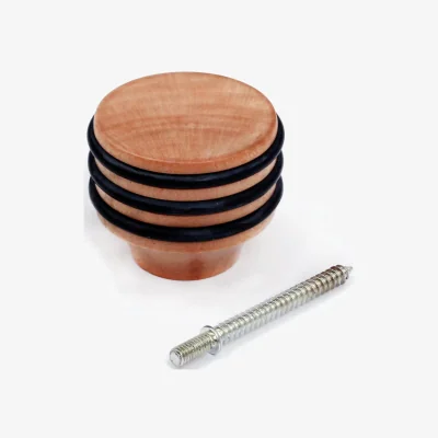 Homebase Beech Lacquered Door Stop