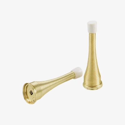 Homebase Brass Spring Door Stop - 2 Pack