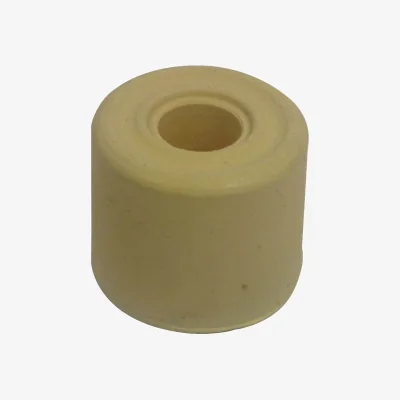 Homebase 25mm White Rubber Door Stop - 6 Pack
