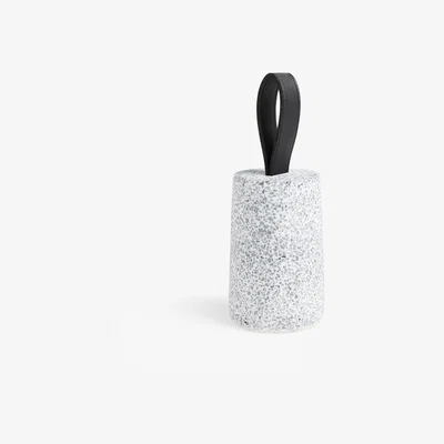 John Lewis John Lewis Terrazzo Doorstop, Grey/White
