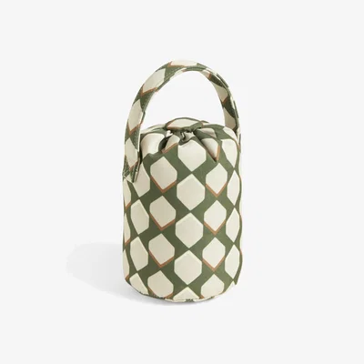 John Lewis John Lewis Woven Geo Doorstop, Sage