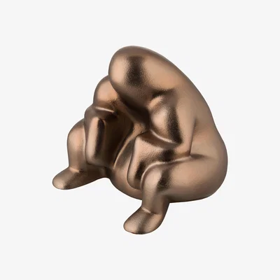 Made in Design Dédé Door stop - / By Starck by Alessi Brown