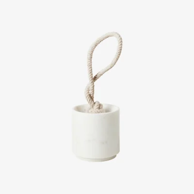 Nordic Nest Broste Copenhagen Abby door stopper Ø10x10 cm White marble