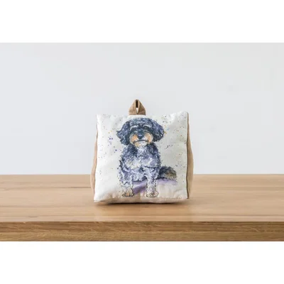 Perch and Parrow Cavapoo Dog Motif Doorstop