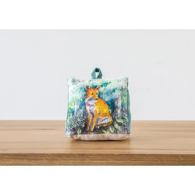 Perch and Parrow Fox Motif Doorstop