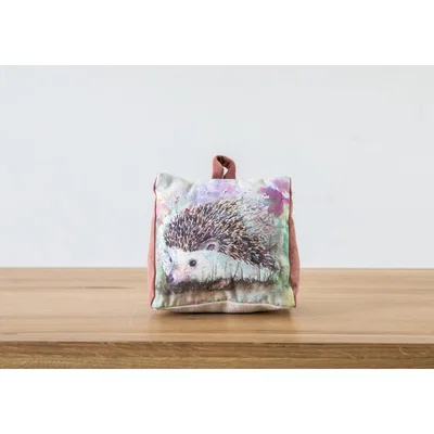 Perch and Parrow Hedgehog Motif Doorstop