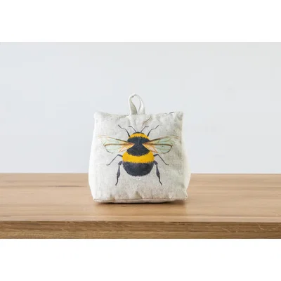 Perch and Parrow Bumble Bee Motif Doorstop