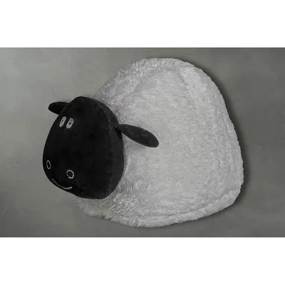 Perch and Parrow Fluffy Sheep Doorstop