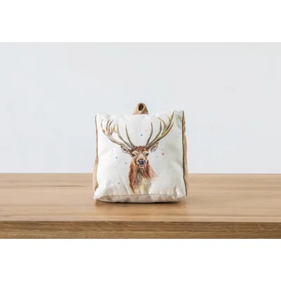 Perch and Parrow Stag Motif Doorstop