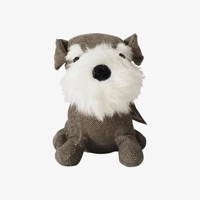 Pagazzi Schnauzer Brown Doorstop