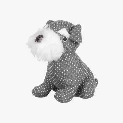 Pagazzi SCHNAUZER POLKA DOORSTOP GREY