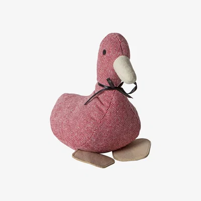 Pagazzi Duck Herringbone Red Doorstop