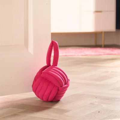 The Range OHS Velvet Rope Doorstop - Hot Pink