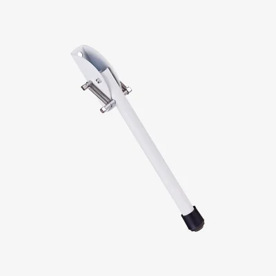 The Range 20 cm / 8 in Gold Kick Down Door Stop - Keep The Door Stay Open - White / 20cm